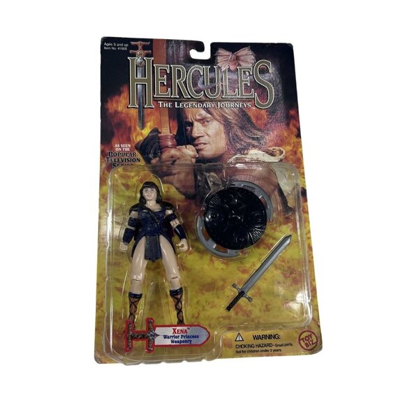 Vintage 1995 Hercules Xena Warrior Princess Action Figure W/ Weapons Collectible - Picture 1 of 7
